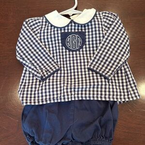 Monogrammed Baby Boy Matching set (BGA)